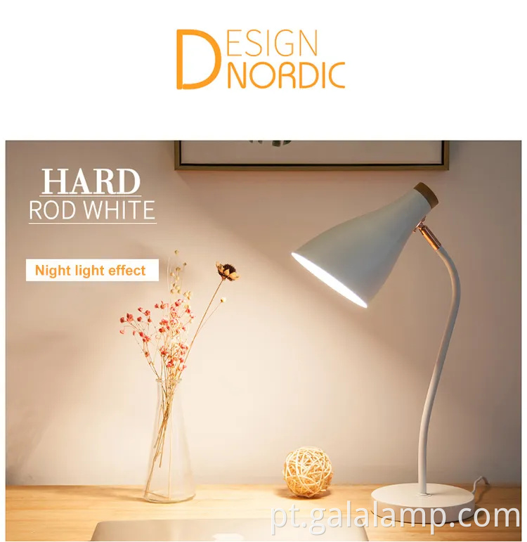 Lâmpada de mesa de proteção para os olhos LED para estudantes e profissionais